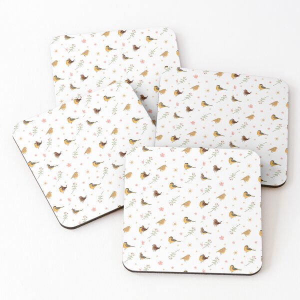 Item preview,  "Birdsong Blossoms: Seamless Pattern with Birds and Flowers" designed and sold by hjian8219.