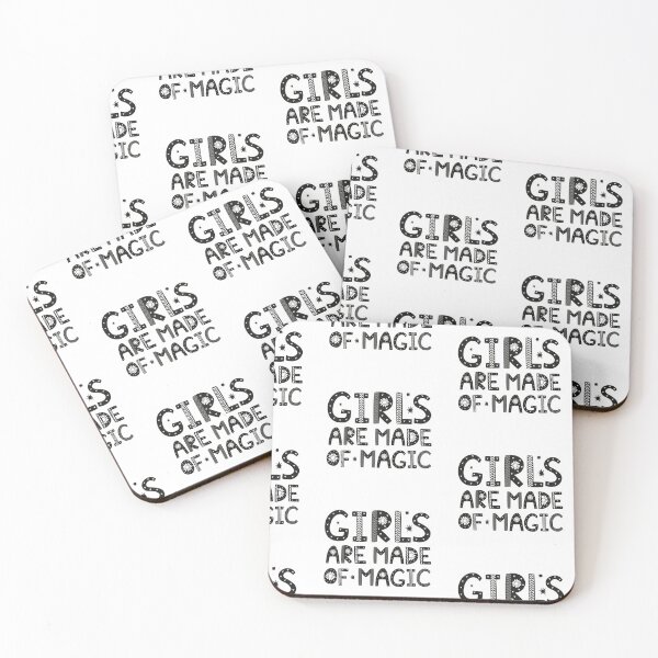 Item preview, Girls Are Made of Magic: Empowering Lettering Design" designed and sold by hjian8219.