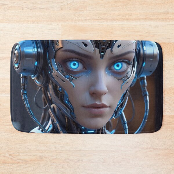 Item preview, Blue Alien Humanoid Robot designed and sold by TheArtOfPat.
