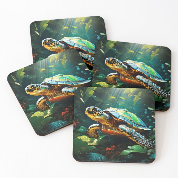 Item preview, Turtle lurking in the jungle designed and sold by EpicGear085.