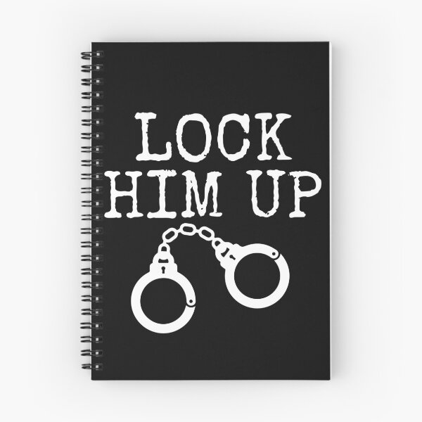 Item preview, Lock Him Up Save Democracy Political Design designed and sold by EarthArtDesigns.