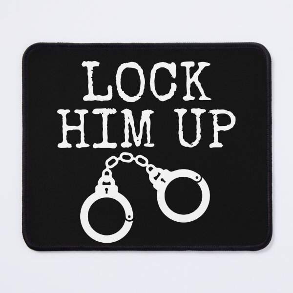 Item preview, Lock Him Up Save Democracy Political Design designed and sold by EarthArtDesigns.