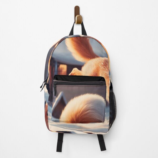 Item preview, Fox Portrait. Winter fox, snowy season, vintage fox, fox painting, Johannes Vermeer style designed and sold by FoxVibes.