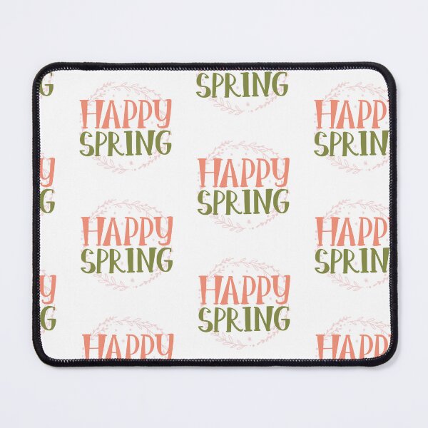 Item preview, Happy Spring: Cheerful Lettering Design" designed and sold by hjian8219.