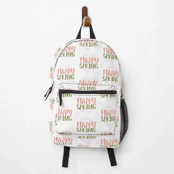 Item preview, Happy Spring: Cheerful Lettering Design" designed and sold by hjian8219.