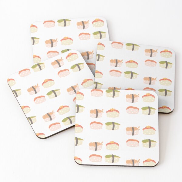 Item preview, Sushi Sensation: Delicious Sushi Set Illustrations designed and sold by hjian8219.