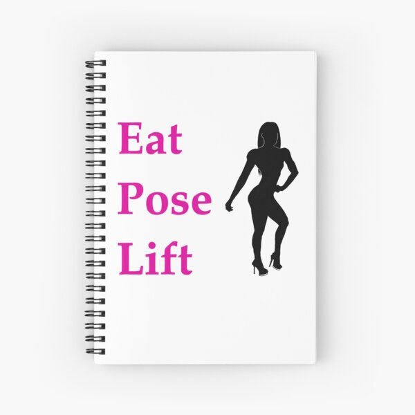 Item preview, Eat, Pose, Lift - Bikini (pink lettering) designed and sold by Maisys.