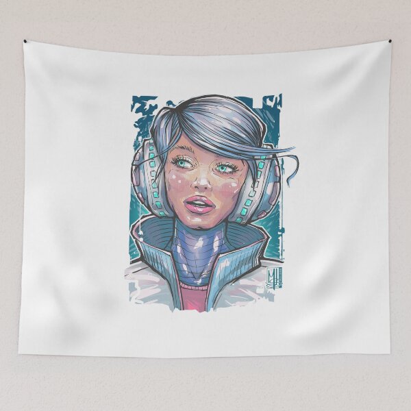 Item preview, Aria - Space Girls designed and sold by Marcos Serrano.