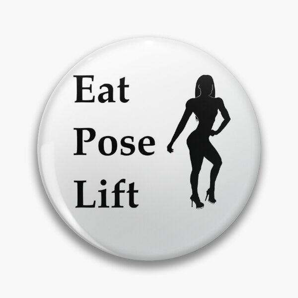 Item preview, Eat, Pose, Lift - Bikini (black lettering) designed and sold by Maisys.