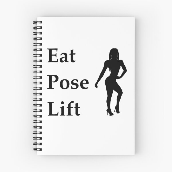 Item preview, Eat, Pose, Lift - Bikini (black lettering) designed and sold by Maisys.