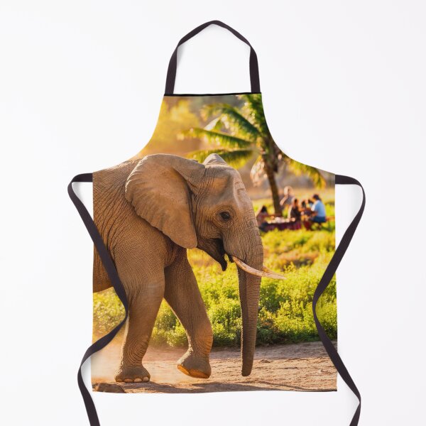 Item preview, Elephant Portrait. Elephant photo, vibrant elephant, vintage elephant, summer season designed and sold by ElephantVibes.