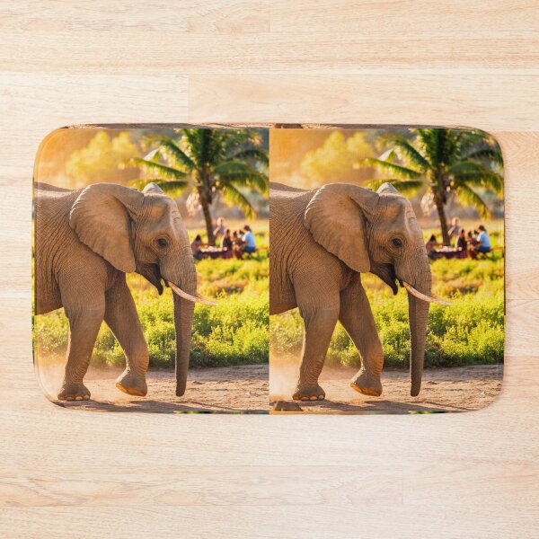 Item preview, Elephant Portrait. Elephant photo, vibrant elephant, vintage elephant, summer season designed and sold by ElephantVibes.