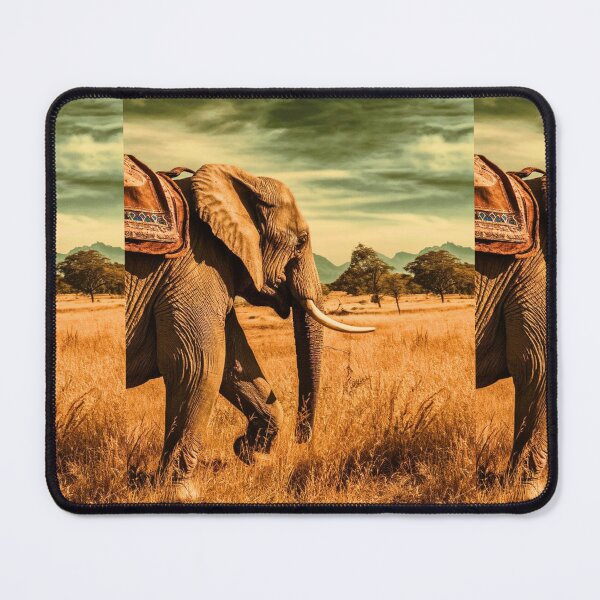Item preview, Elephant Portrait. Elephant photo, vibrant elephant, vintage elephant, summer season designed and sold by ElephantVibes.