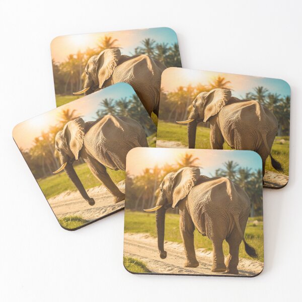 Item preview, Elephant Portrait. Elephant photo, vibrant elephant, vintage elephant, summer season designed and sold by ElephantVibes.