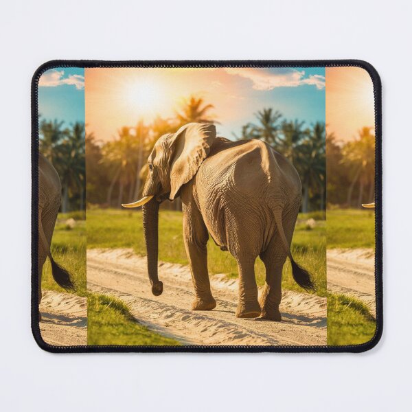 Item preview, Elephant Portrait. Elephant photo, vibrant elephant, vintage elephant, summer season designed and sold by ElephantVibes.