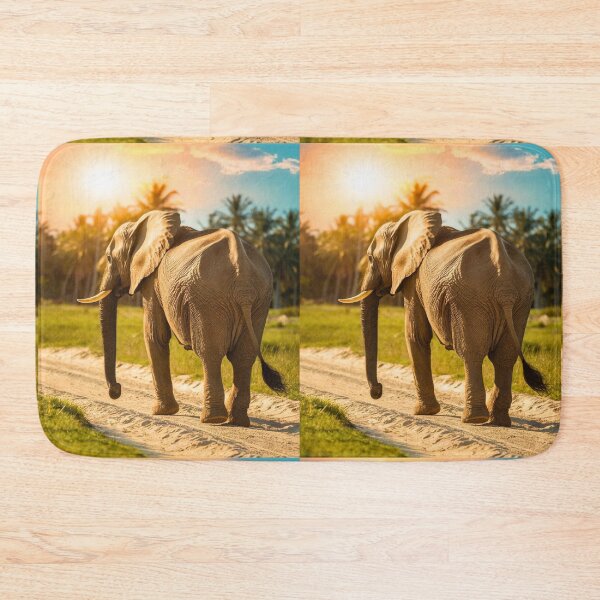 Item preview, Elephant Portrait. Elephant photo, vibrant elephant, vintage elephant, summer season designed and sold by ElephantVibes.