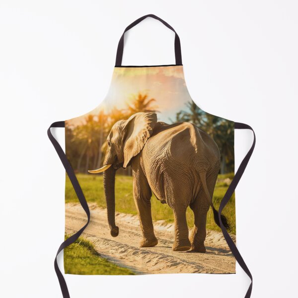 Item preview, Elephant Portrait. Elephant photo, vibrant elephant, vintage elephant, summer season designed and sold by ElephantVibes.
