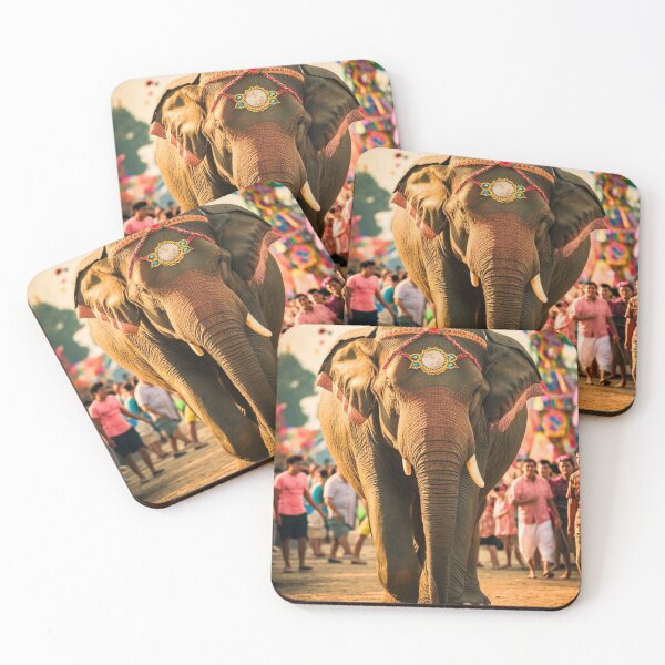Item preview, Elephant Portrait. Elephant photo, vibrant elephant, vintage elephant, summer season designed and sold by ElephantVibes.