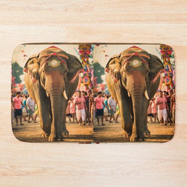 Item preview, Elephant Portrait. Elephant photo, vibrant elephant, vintage elephant, summer season designed and sold by ElephantVibes.
