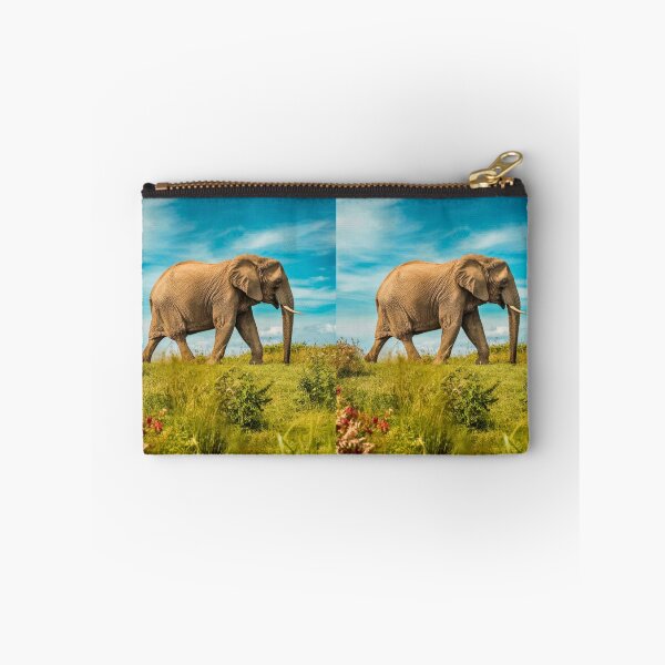 Item preview, Elephant Portrait. Elephant photo, vibrant elephant, vintage elephant, summer season designed and sold by ElephantVibes.