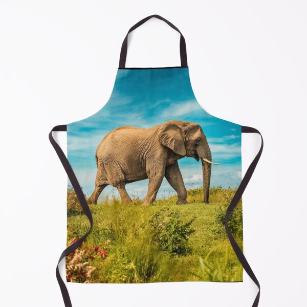 Item preview, Elephant Portrait. Elephant photo, vibrant elephant, vintage elephant, summer season designed and sold by ElephantVibes.