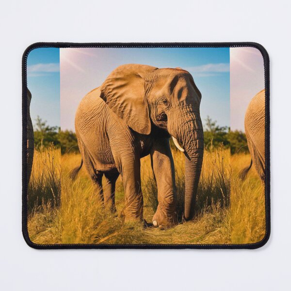 Item preview, Elephant Portrait. Elephant photo, vibrant elephant, vintage elephant, summer season designed and sold by ElephantVibes.