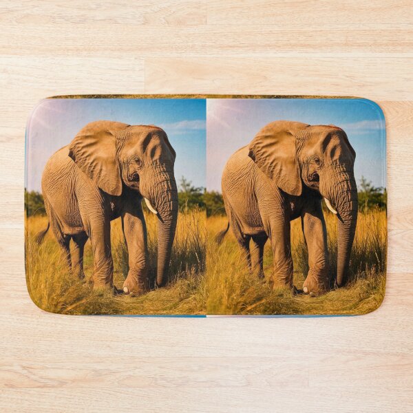 Item preview, Elephant Portrait. Elephant photo, vibrant elephant, vintage elephant, summer season designed and sold by ElephantVibes.