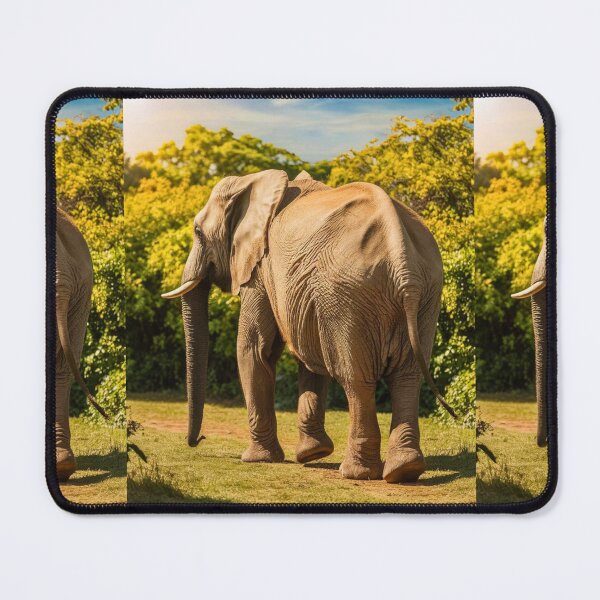 Item preview, Elephant Portrait. Elephant photo, vibrant elephant, vintage elephant, summer season designed and sold by ElephantVibes.