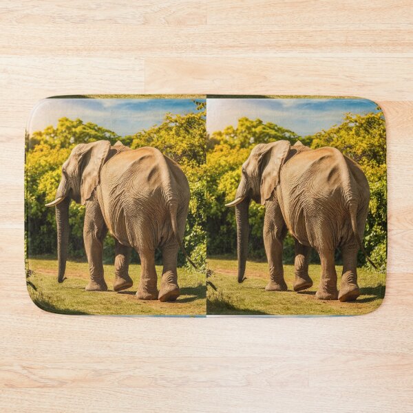 Item preview, Elephant Portrait. Elephant photo, vibrant elephant, vintage elephant, summer season designed and sold by ElephantVibes.
