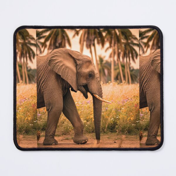 Item preview, Elephant Portrait. Elephant photo, vibrant elephant, vintage elephant, summer season designed and sold by ElephantVibes.