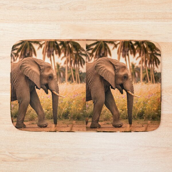 Item preview, Elephant Portrait. Elephant photo, vibrant elephant, vintage elephant, summer season designed and sold by ElephantVibes.