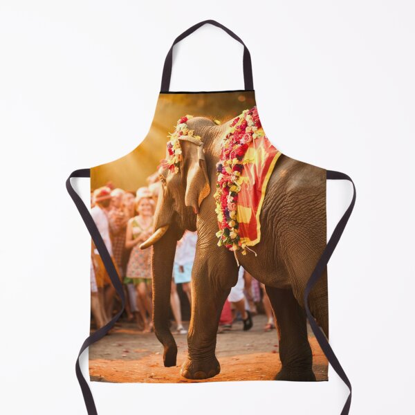 Item preview, Elephant Portrait. Elephant photo, vibrant elephant, vintage elephant, summer season designed and sold by ElephantVibes.