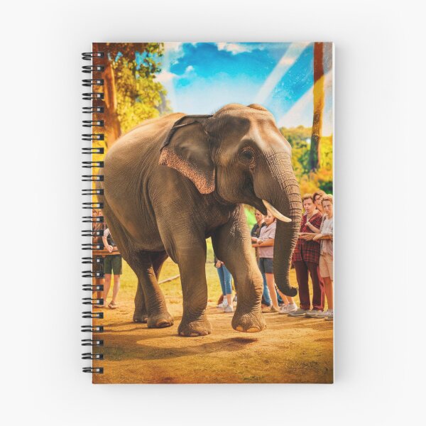 Item preview, Elephant Portrait. Elephant photo, vibrant elephant, vintage elephant, summer season designed and sold by ElephantVibes.