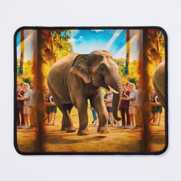 Item preview, Elephant Portrait. Elephant photo, vibrant elephant, vintage elephant, summer season designed and sold by ElephantVibes.