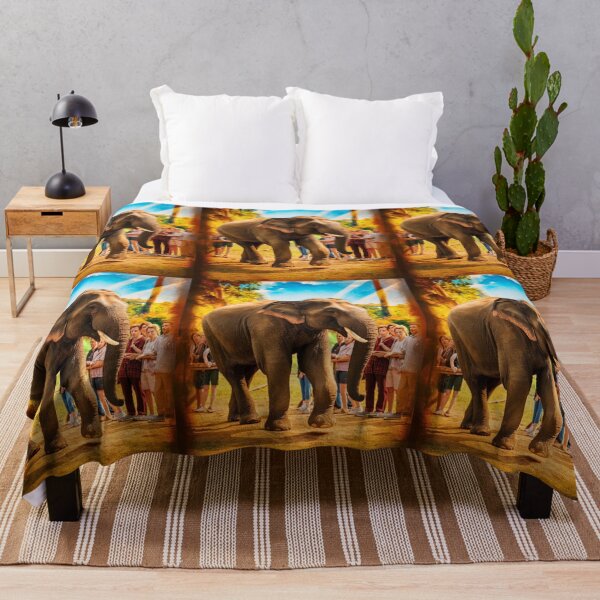 Item preview, Elephant Portrait. Elephant photo, vibrant elephant, vintage elephant, summer season designed and sold by ElephantVibes.
