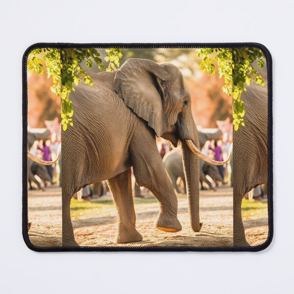 Item preview, Elephant Portrait. Elephant photo, vibrant elephant, vintage elephant, summer season designed and sold by ElephantVibes.