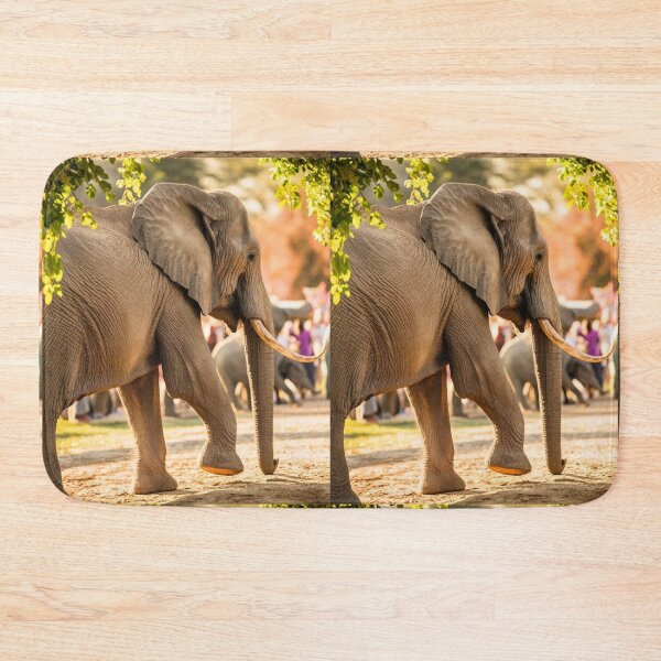 Item preview, Elephant Portrait. Elephant photo, vibrant elephant, vintage elephant, summer season designed and sold by ElephantVibes.