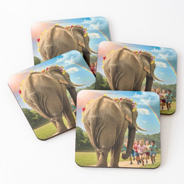 Item preview, Elephant Portrait. Elephant photo, vibrant elephant, vintage elephant, summer season designed and sold by ElephantVibes.