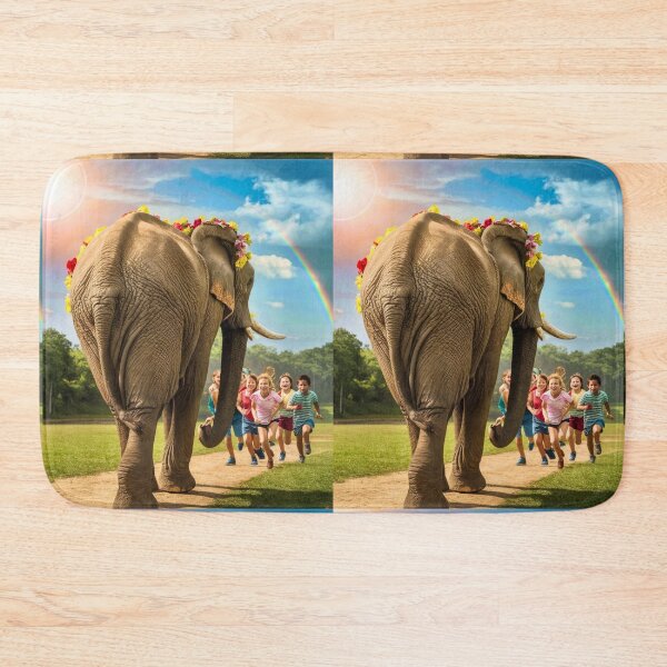 Item preview, Elephant Portrait. Elephant photo, vibrant elephant, vintage elephant, summer season designed and sold by ElephantVibes.