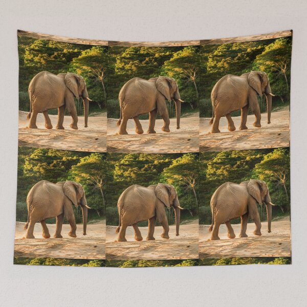 Item preview, Elephant Portrait. Elephant photo, vibrant elephant, vintage elephant, summer season designed and sold by ElephantVibes.