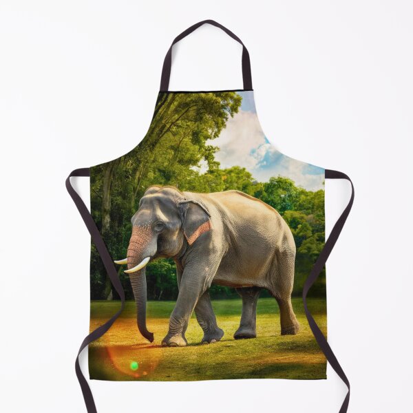 Item preview, Elephant Portrait. Elephant photo, vibrant elephant, vintage elephant, summer season designed and sold by ElephantVibes.