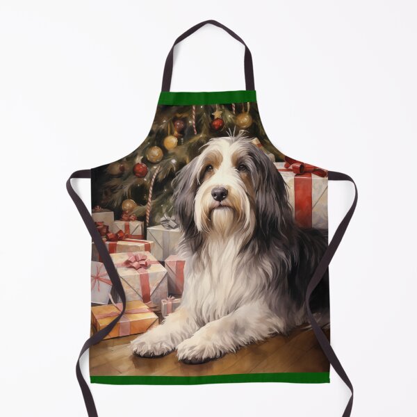 Item preview, Christmas Bearded Collie designed and sold by Samuelsboro.