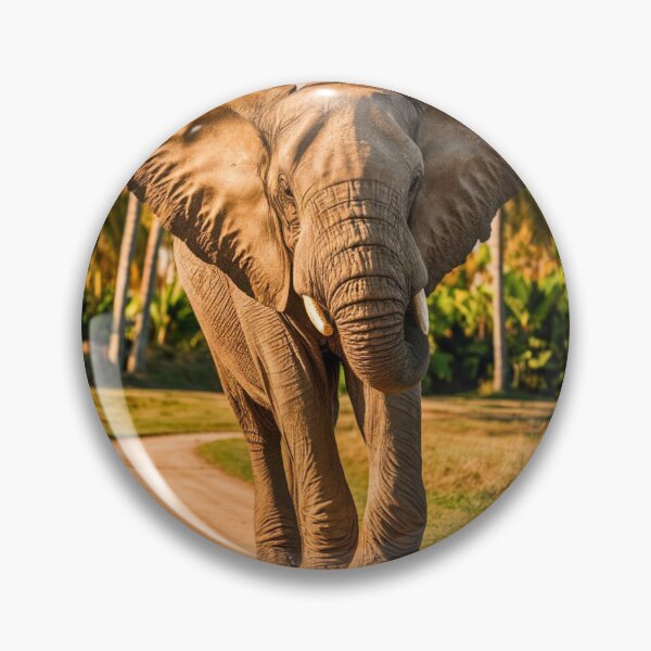 Item preview, Elephant Portrait. Elephant photo, vibrant elephant, vintage elephant, summer season designed and sold by ElephantVibes.