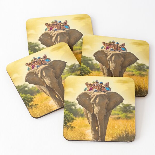 Item preview, Elephant Portrait. Elephant photo, elephant riding, vibrant elephant, vintage elephant, summer season designed and sold by ElephantVibes.