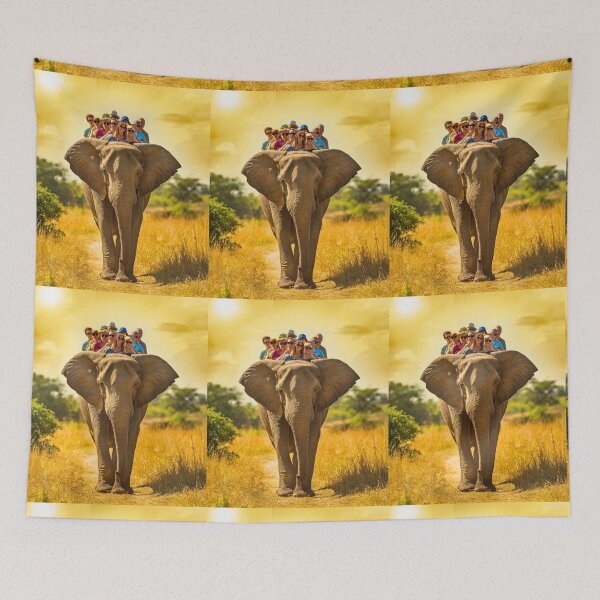 Item preview, Elephant Portrait. Elephant photo, elephant riding, vibrant elephant, vintage elephant, summer season designed and sold by ElephantVibes.