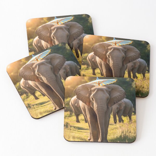 Item preview, Elephant Portrait. Elephant photo, vibrant elephant, vintage elephant, summer season designed and sold by ElephantVibes.