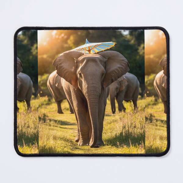 Item preview, Elephant Portrait. Elephant photo, vibrant elephant, vintage elephant, summer season designed and sold by ElephantVibes.