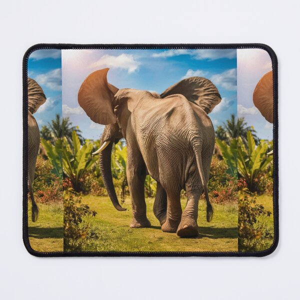 Item preview, Elephant Portrait. Elephant photo, vibrant elephant, vintage elephant, summer season designed and sold by ElephantVibes.