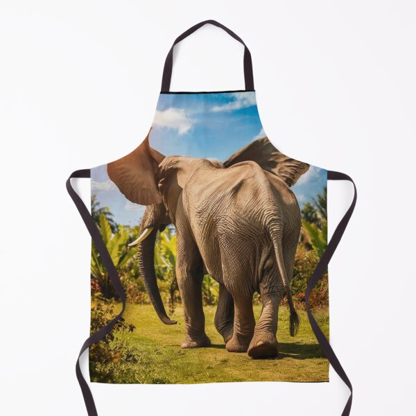 Item preview, Elephant Portrait. Elephant photo, vibrant elephant, vintage elephant, summer season designed and sold by ElephantVibes.