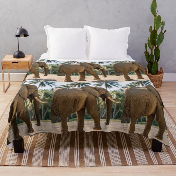 Item preview, Elephant Portrait. Elephant photo, vibrant elephant, vintage elephant, summer season designed and sold by ElephantVibes.
